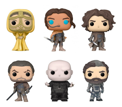 Funko Pop! Dune Paul Atreides Chani Lady Jessica Baron 6pzas