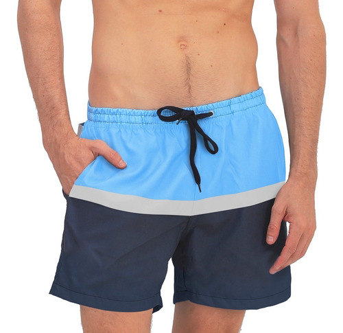 Short De Baño Hombre - Liso - Chai