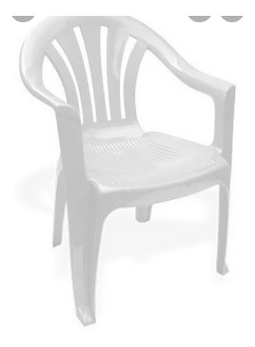Imagen 2 de 2 de Sillas Plásticas Con Brazo
