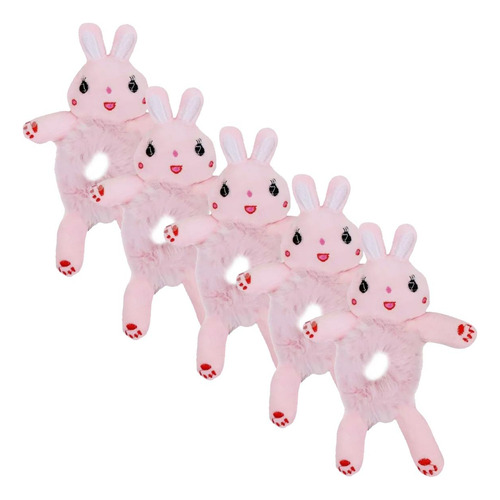 Donas De Figuras De Animales, Mxodn-005, 5pzas, Conejo, Rosa