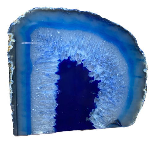 Ágata Azul Laja Geoda, Azul De, 472 G