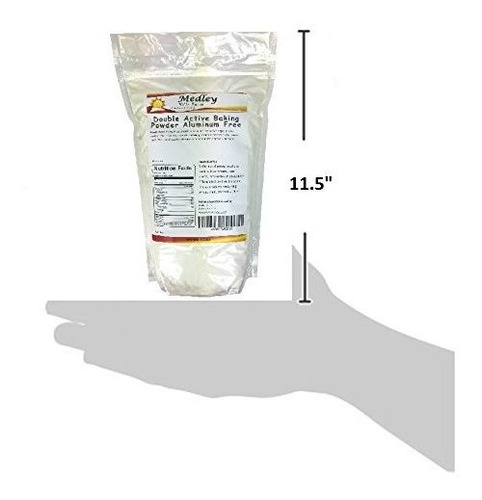 Polvo De Hornear Activo Doble Sin Aluminio 2.5 Lbs