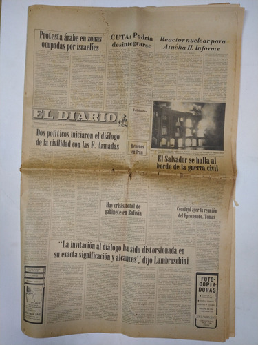 El Diario (de Paraná) - 1980 - Director Luis Etchevehere