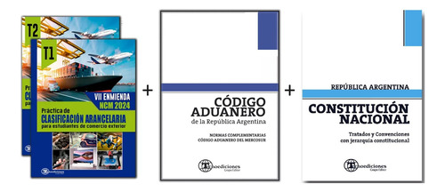 Combo Aduanero Nomenclador + Código Aduanero + Constitución