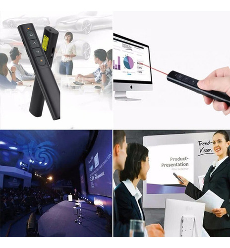 Caneta Power Point Laser Wireless Slides Apresentação Canva