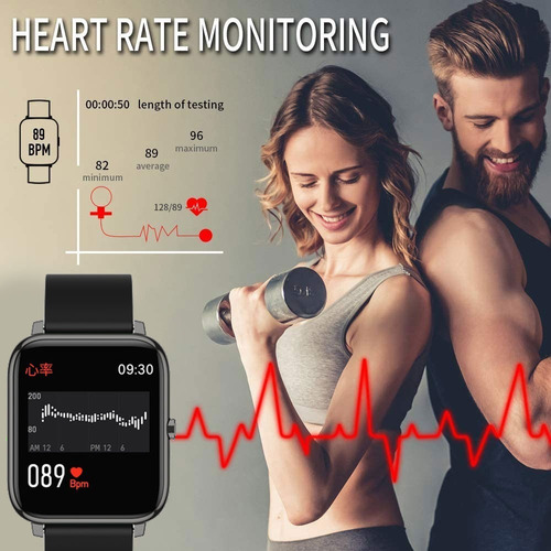 Imagen 6 de 10 de Reloj Inteligente Impermeable Con Bluetooth Mujer Deportivo