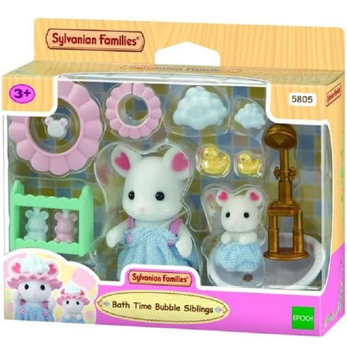 Sylvanian Families Hora Do Banho Irmãos Ensaboados - Epoch