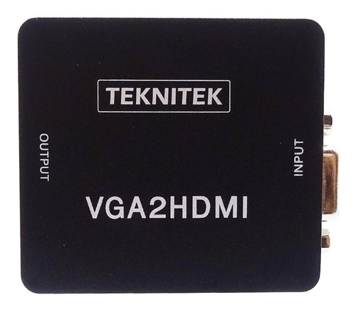 Conversor De Vga A Hdmi (h-h) + Audio Portable Teknitek