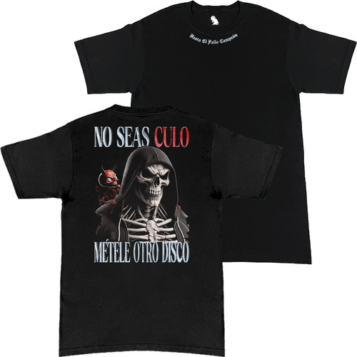 Playera Calacas Chidas Para Gym - Métele Otro Disco