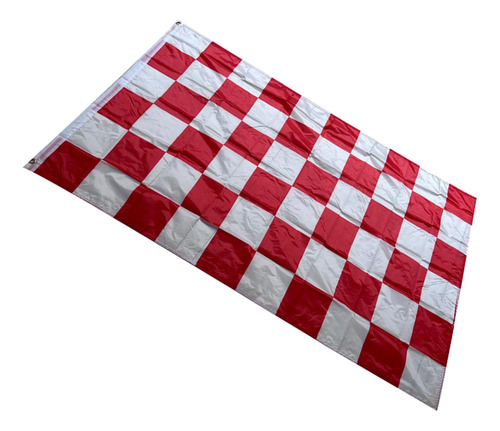 6 Banderas A Cuadros Bandera De Cuadros Roja Y Blanca