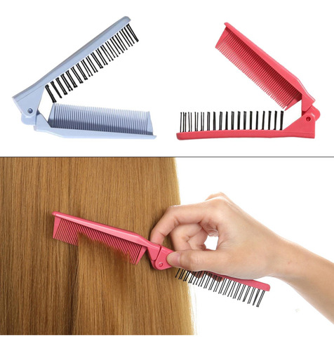 2 Uds Cepillo De Peine De Pelo Plegable Cepillo De