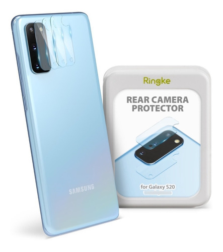 Imagen 1 de 10 de Templado Camara Samsung S20 S20plus S20 Ultra Ringke Pack X3