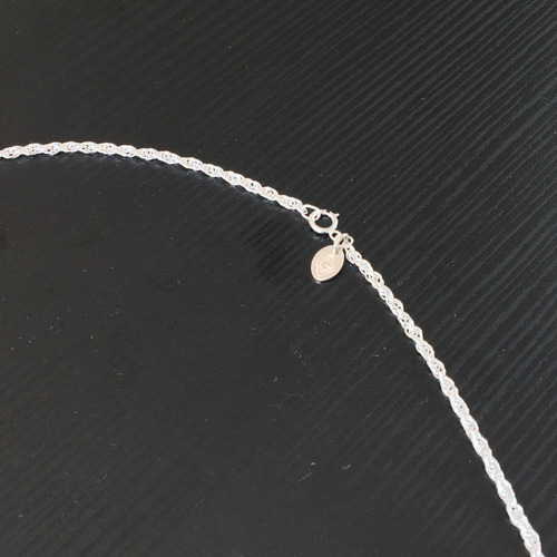 Imagen 8 de 10 de Cadena Torzal De Plata 925 Hombre O Mujer De 70 Cm Agálea