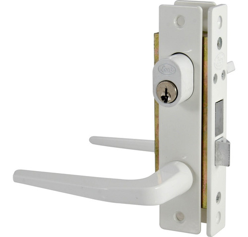 Cerradura Aluminio Basic Sencilla Color Blanco Lock 17cl /v