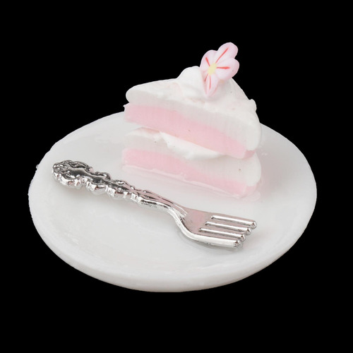 2x 1/12 Miniaturas Casa De Muñecas Jugar Comida Pastel