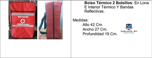 Botiquin Bolso Dotado Tipo A Re0705 Para Empresas, Industria