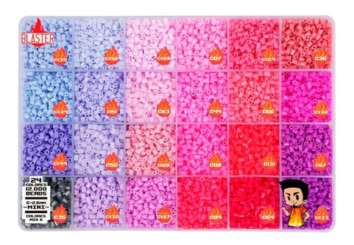 Caja Colores 12.000 Hama Beads Artkal 2.6mm - Mix 6