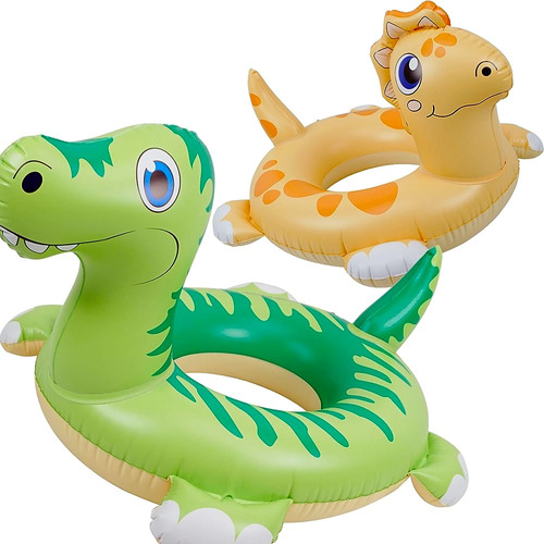 Zq Dinosaur Pool Floats Kids 2 Pack Pool Tube Floats For Swi