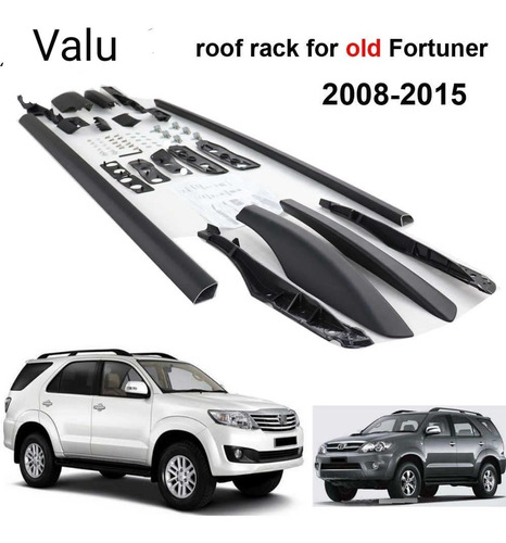 Parilla De Techo O Rack Para Toyota Fortuner 2008 A 2015