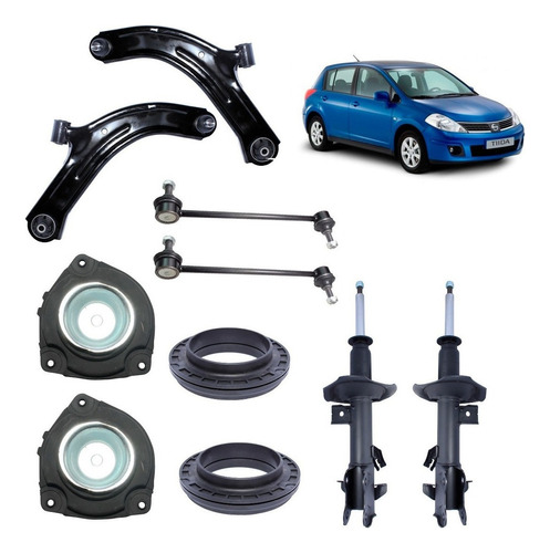 Kit Suspension Delantera Nissan Tiida 1.6 2009 2010