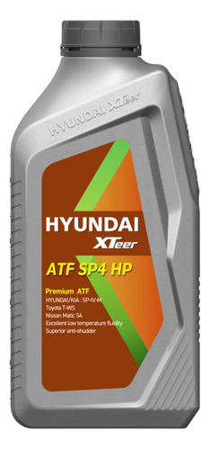 Aceite De Transmisión Automática Hyundai Xteer Sp4 / 1lt.