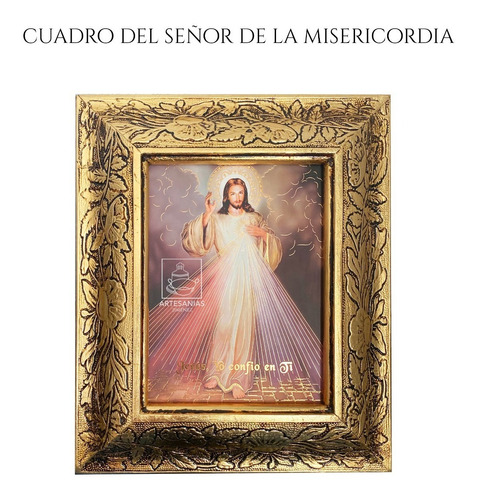 Cuadro Señor De La Misericordia 31x26 Cm