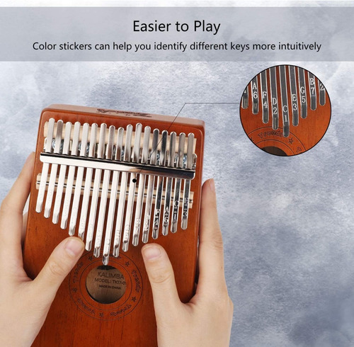 Kalimba, El Dedo Pulgar Piano17 Clave De Piano Instrumento
