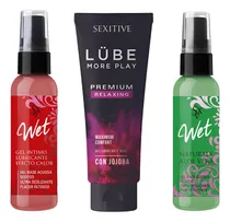 Comprar Kit 3 Lubricantes Íntimos Sexitive A Elección - Pack X3 Unid Kit 2