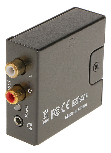 Set Digital Coaxial Óptico Toslink A Analógico Adaptador