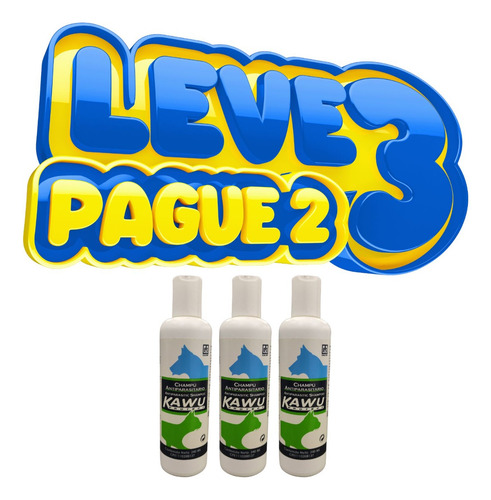 ChampĂș Antiparasitario Kawu 240ml Promo 3x2