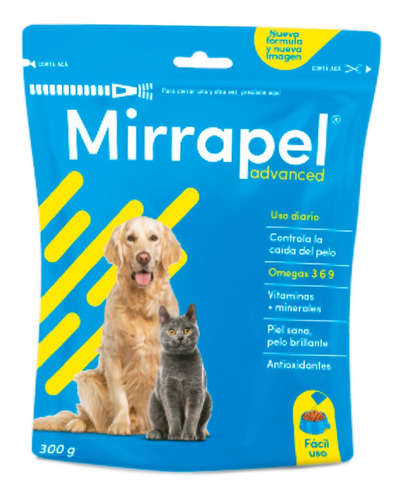 Suplemento Nutricional En Polvo Mirrapel Gatos Perros 300g