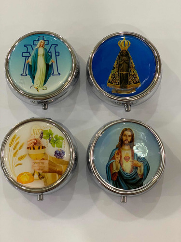 Teca Porta Hóstia Eucaristia - 4,7cm X 1,7cm Unidade