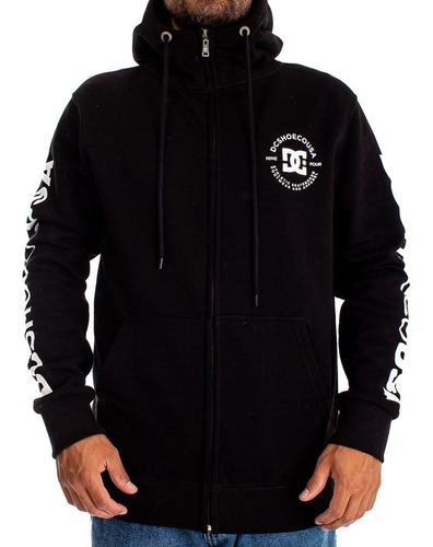 Campera Dc Shoes Modelo Star Pilot Negro Blanco Exclusivo