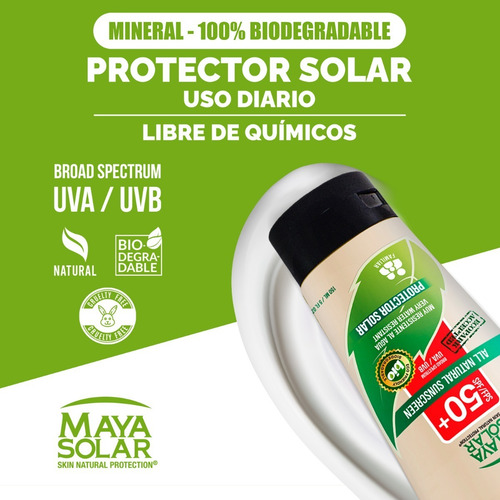 Imagen 2 de 5 de Bloqueador Solar Biodegradable En Cremafps 50+ 150ml