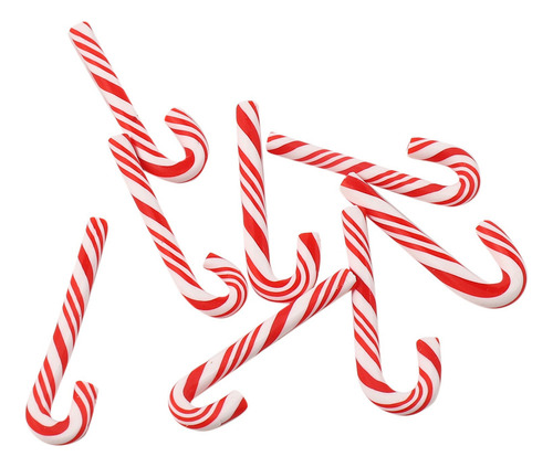 Mz 150 Bastones De Caramelo Navideños Hechos A Mano Rojos Y