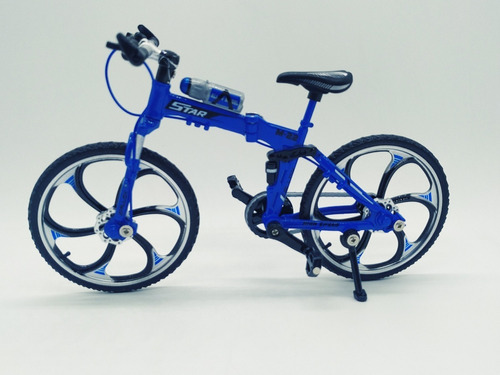 Miniatura Bicicleta Moutain Bike Mini Azul Aero M22