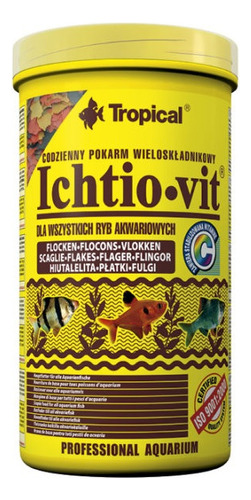 Ichtio-vit Flakes 100g/500ml Alimento Em Flocos