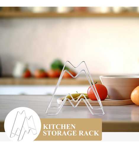 Soporte De Acero Inoxidable Para Tablas De Cortar De Cocina