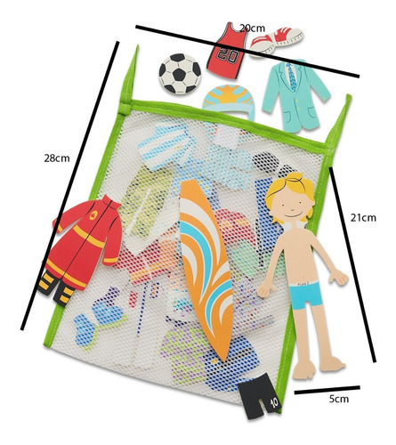 Imagen 4 de 9 de Juguete Agua Bañera Bebes Chicos Goma Eva C Bolsa Niño