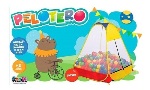 Pelotero Circo Igloo Con 75 Pelotas Faydi Jugueteria Bloque