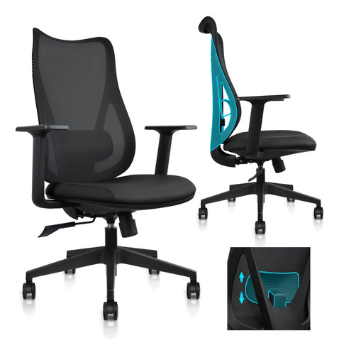 2xhome Silla De Oficina Moderna De Malla Ergonomica De Respa