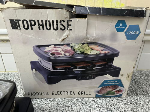 Parrilla Eléctrica Grill Top House Megra (Usado)