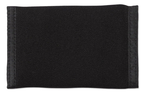 Cartera Volcom Wallet Blk Color Negro Diseño De La Tela Liso
