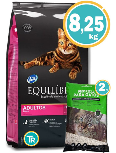 Comida Equilibrio Gatos Adultos 7,5kg + Regalo Y E Gratis