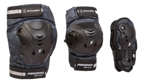 Kit Protecciones Pro 200 Reflex P Rollers, Skate. Gravedad X