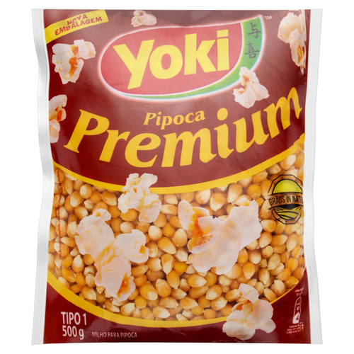 Milho para Pipoca Tipo 1 Yoki Premium Pacote 500g