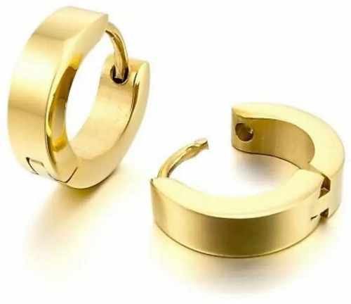 Imagem 5 de 6 de Brinco Argola Masculino Aço Inox Qualidade E Excelente Preço
