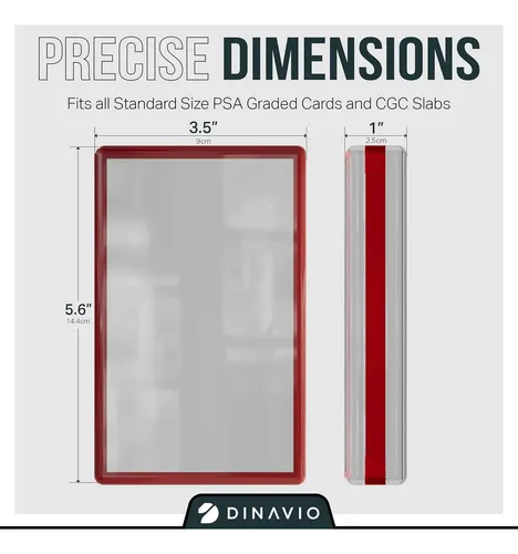Funda Protectora Para Cartas Graduadas PSA - Estuche Para Pokemon Y Coleccionables (3 Unidades)
