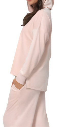 Conjunto Set 2pz Ultra Suave Comfy Comodo Dama Black Bow