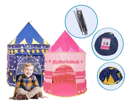 Carpa Casita Infantil Castillo Princesa Pelotero Niño Niña 